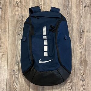 Nike Elite Navy Blue and Black Basketball Backpack Bag